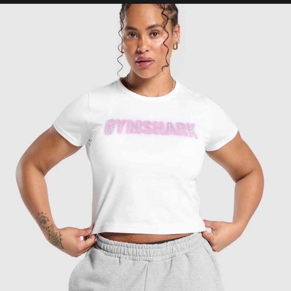 Gymshark White Women's Top